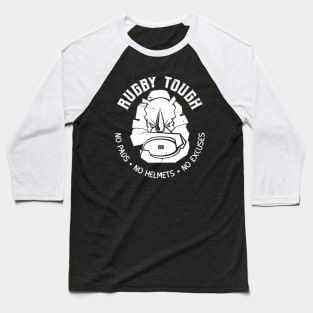 Rugby Tough Rhino Fan Baseball T-Shirt
